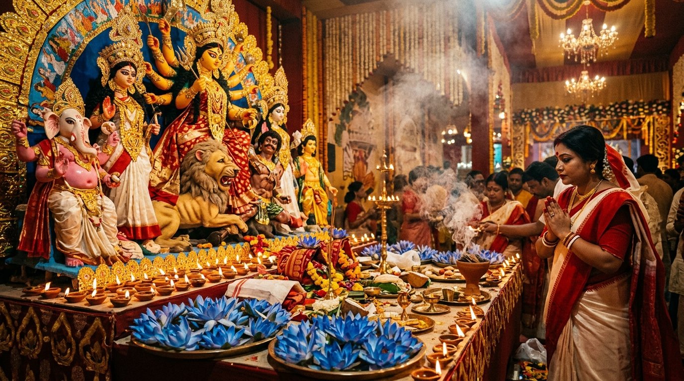 Subho Maha Ashtami Wishes 2026: Pushpanjali, Sandhi Puja Blessings & Complete Guide to Booking December Tours & Winter Vacations from Kolkata