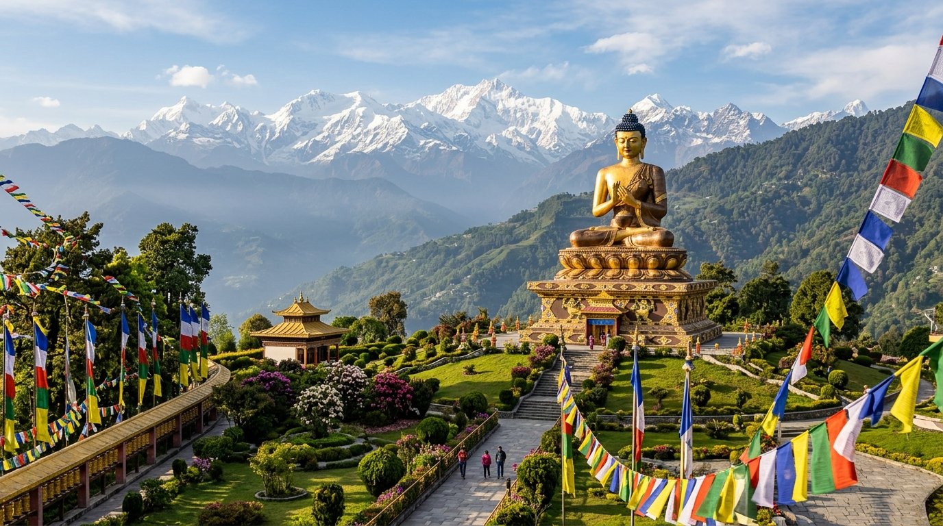 Ravangla Travel Guide 2026: Buddha Park, Temi Tea Garden, Ralang Monastery, Homestays & Packages from Kolkata