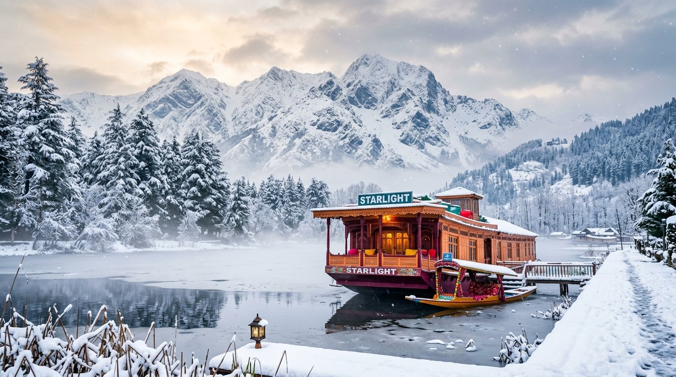Kashmir Winter Snow Trip Regular & Special 2027 (Includes SL Class Train Ticket)