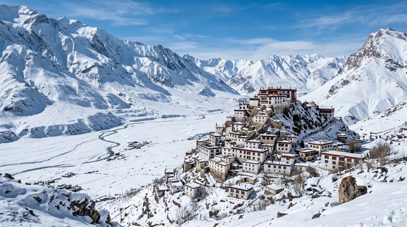 Winter Spiti Valley Snow Expedition 2027 (Includes SL Class Train Ticket)