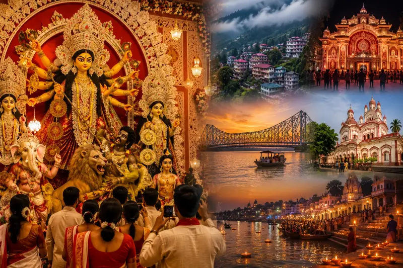 Durga Puja Special Tour Packages Banner