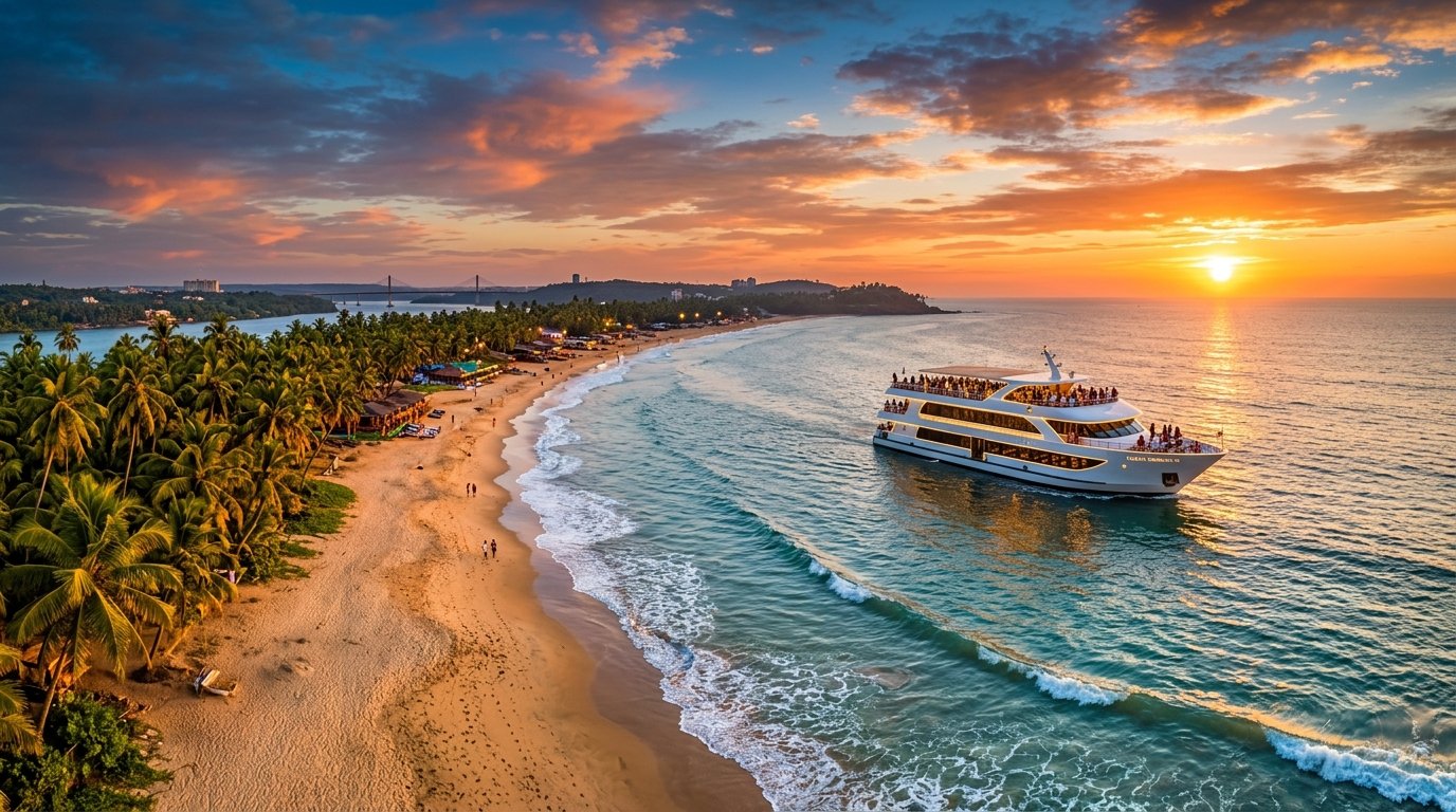 Goa Tour Package: 3 Nights 4 Days Luxury Dinner Cruise & Sightseeing Special