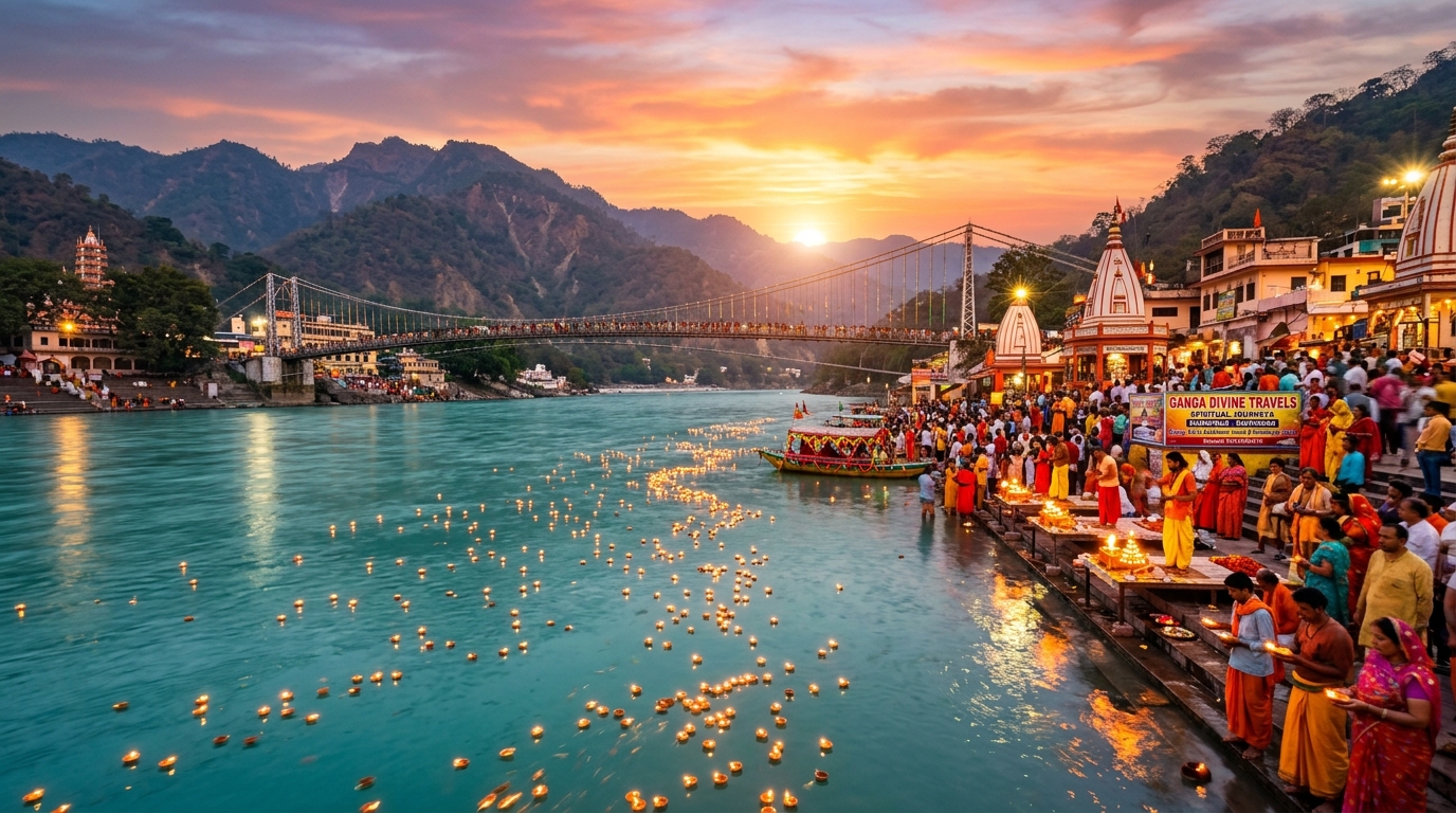 Haridwar & Rishikesh Holy Ganges Special: 6 Nights 7 Days Pilgrimage & Hills Group Tour