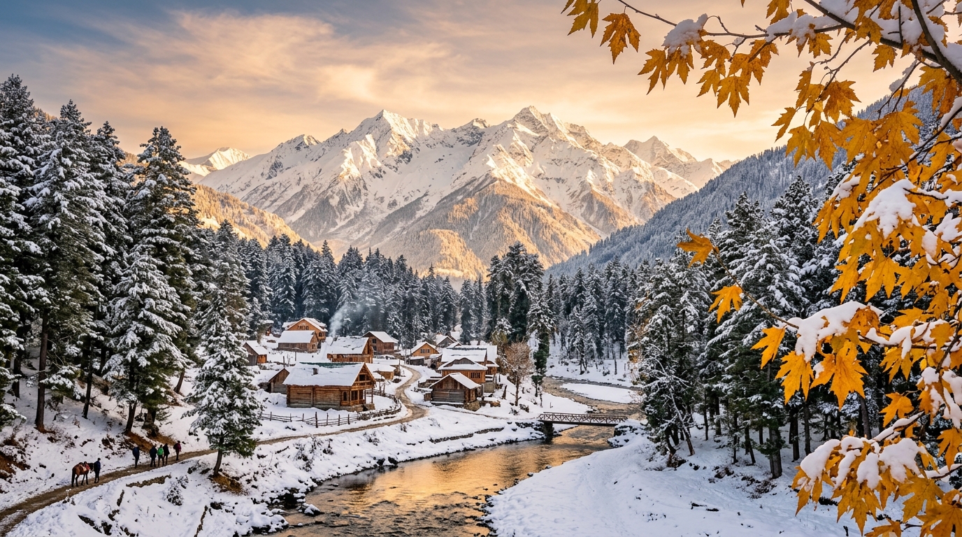 Kashmir Winter Premium Special: 9 Nights 10 Days Snow Valley & Houseboat Group Tour