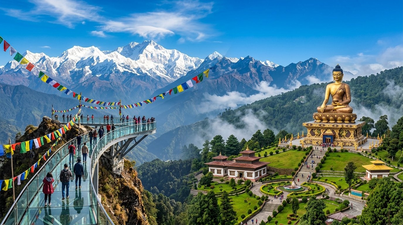 3 Nights 4 Days Pelling – Ravangla Tour Package | West & South Sikkim Tour