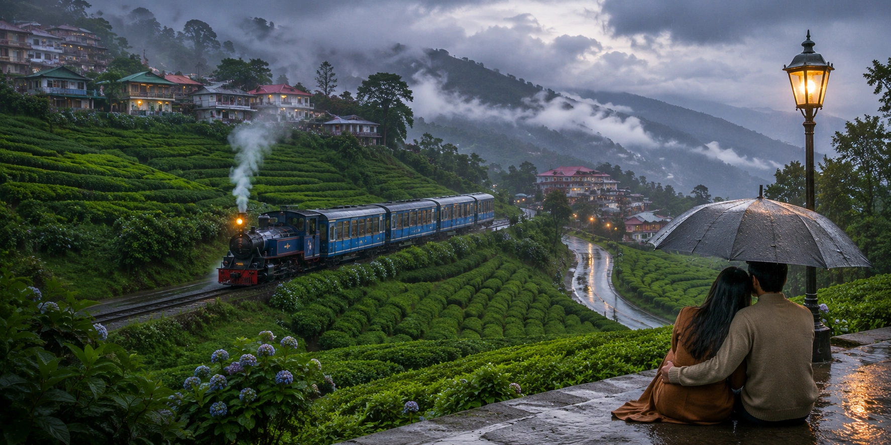 Romantic Darjeeling Monsoon Getaway: 3 Nights 4 Days Complete Hills & Offbeat Excursion Group Tour