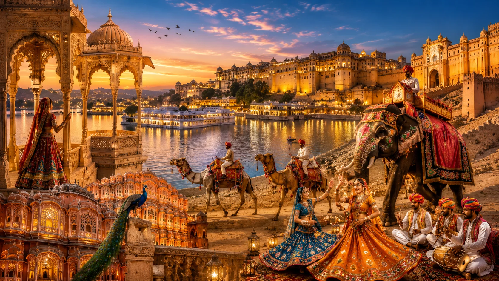 Royal Rajasthan Grand Heritage Tour: 13 Nights 14 Days Ultimate Forts & Desert Tents Package