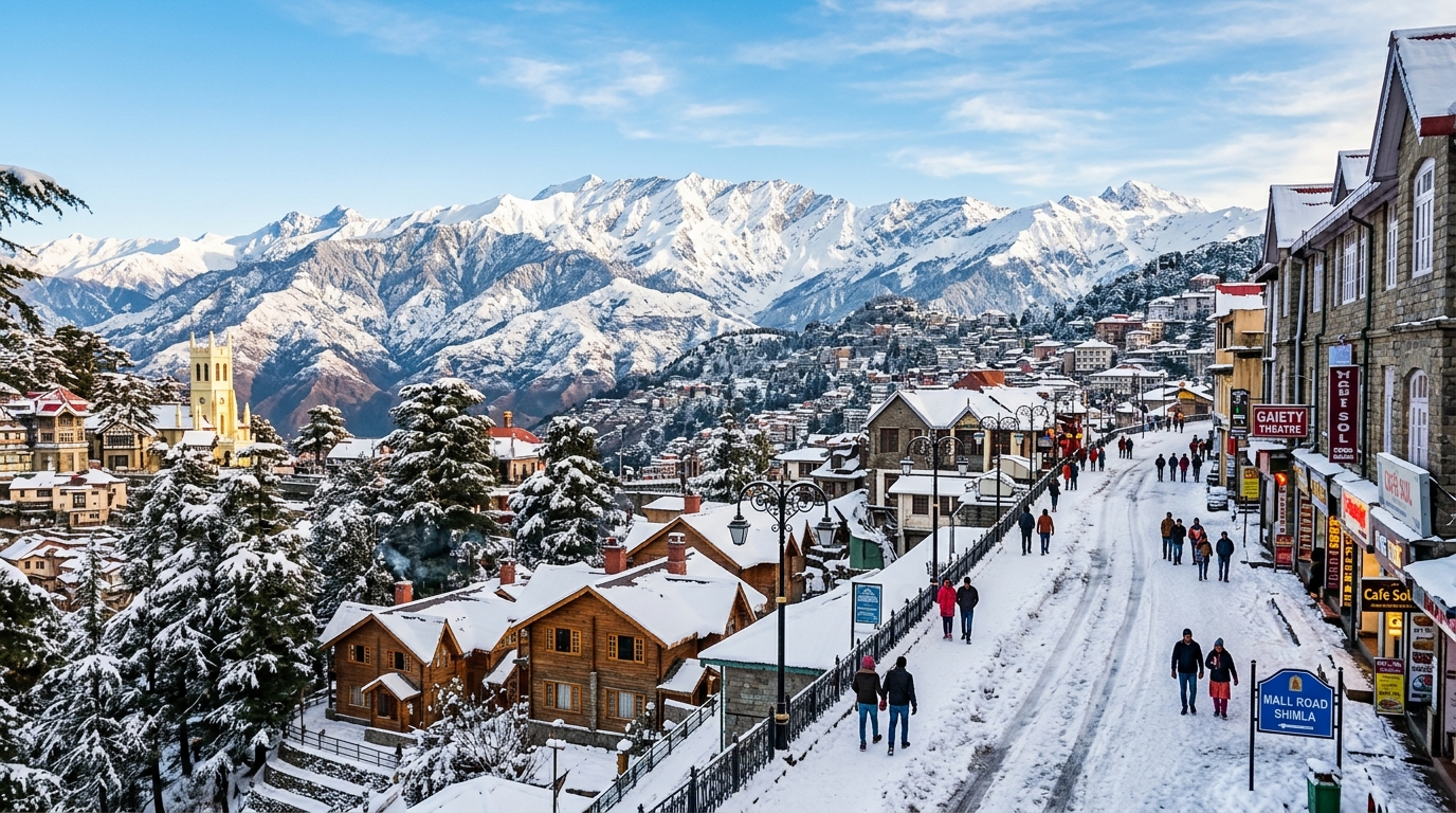 Shimla Manali Winter Special: 9 Nights 10 Days Snow Peak & Solang Valley Group Tour