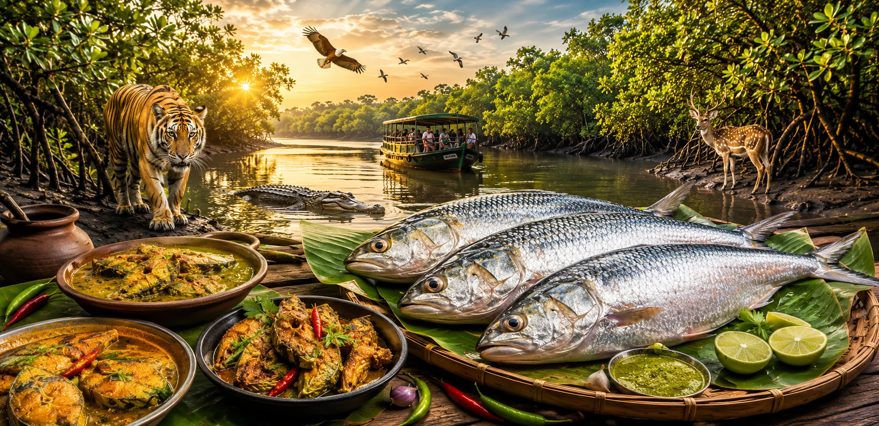 Sundarban Ilish Utsav 2026: Monsoon Special Hilsa & Gold Prawn Culinary River Cruise
