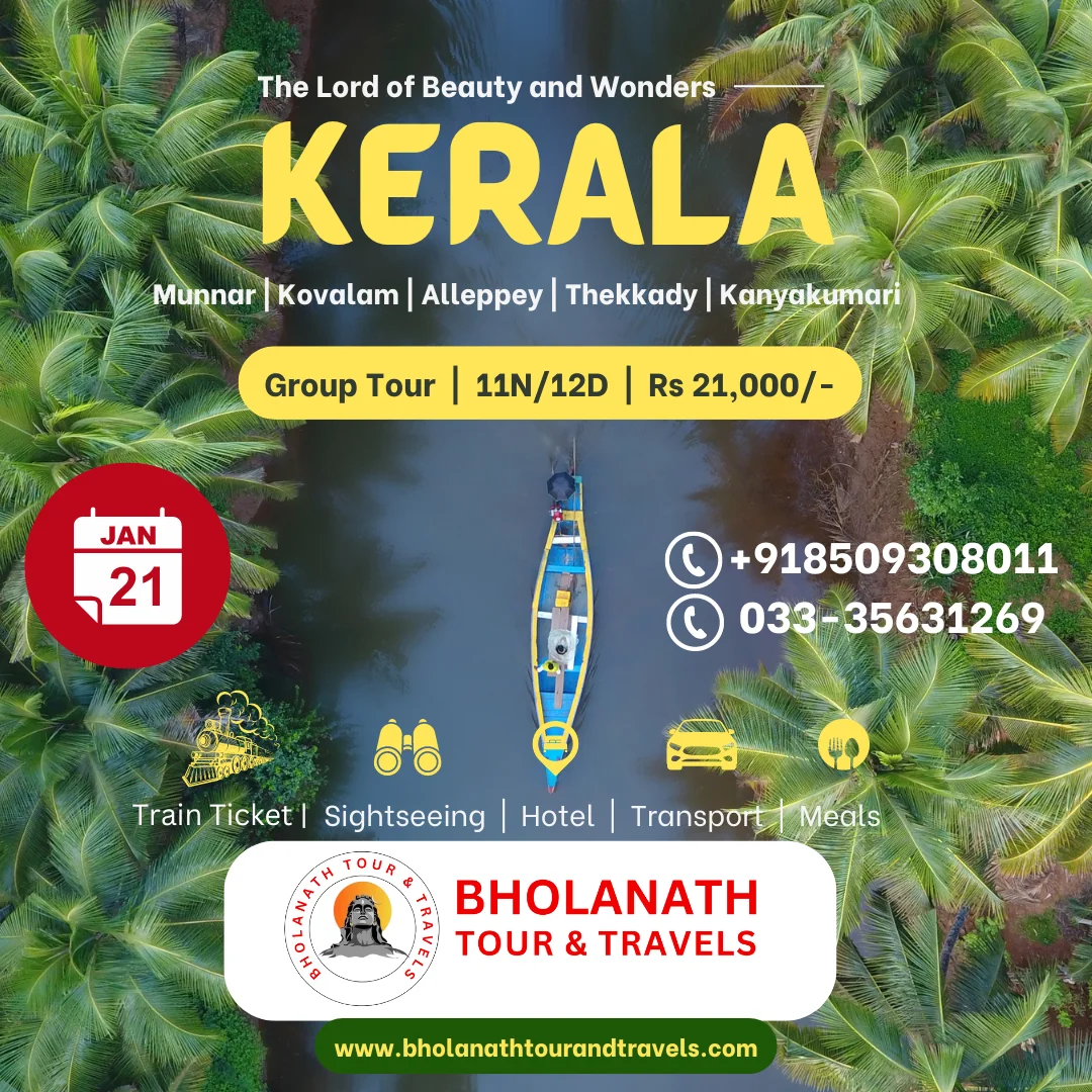 Bholanath Tour & Travels Keral Tour