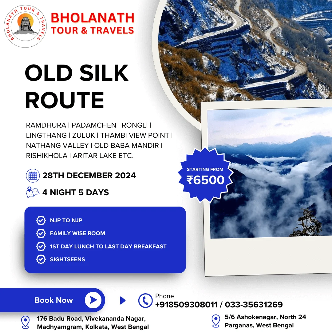 Silk Route Tour Package from Kolkata | Bholanath Tour & Travels | Best Tour & Travel Company in Kolkata | For Booking Call Us : +918509308011